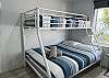 Third bedroom with bunk bed with double 