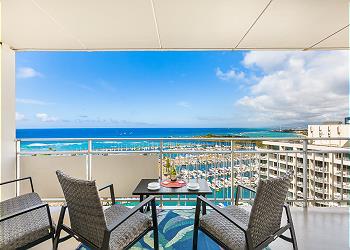 Ilikai Hotel Ocean 2 BDR on the 19th Floor