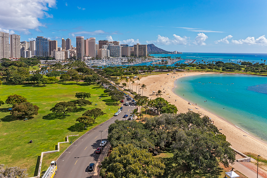 One Ala Moana 1BR condo on the 10th Floor ワン・アラモアナ 1012号室（最低宿泊数30泊）