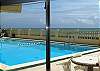 View from the unit to pool and Gulf.