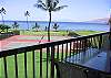 This is it.   Huge private covered lanai view deck looking right over the Maui Sunset famous grounds and the pacific ocean.    

Rare 1 bedroom 2 bath vacation rental with this large of an ocean front deck at Maui Sunset.