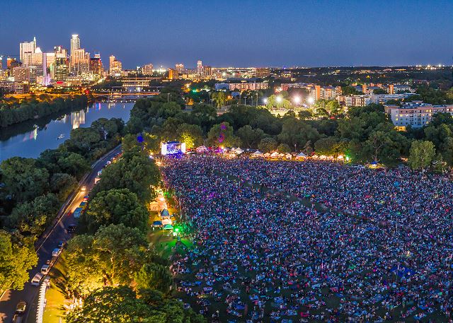 Right on Zilker Park!