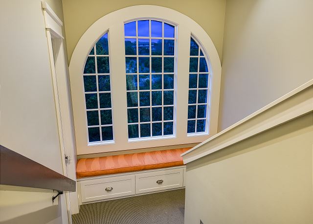 Stairs leading from upstairs bedrooms
