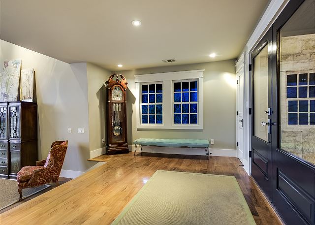 Front Entry way viewed from the hallway leading to the main living area
