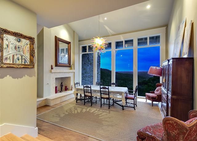 A wonderful place to have a chef inspired dinner while enjoying the expansive view