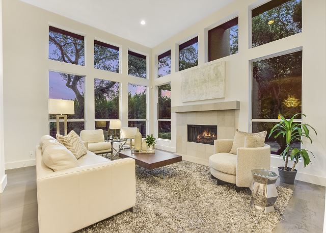 Visit with your group in a warm and inviting area