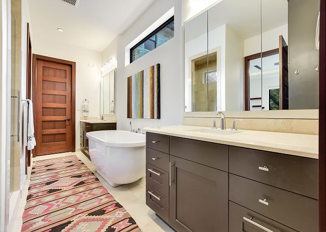 Master bath with all the whistles and bells.