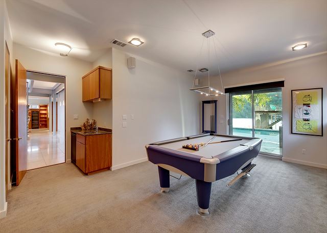 Play a round of pool with family and friends