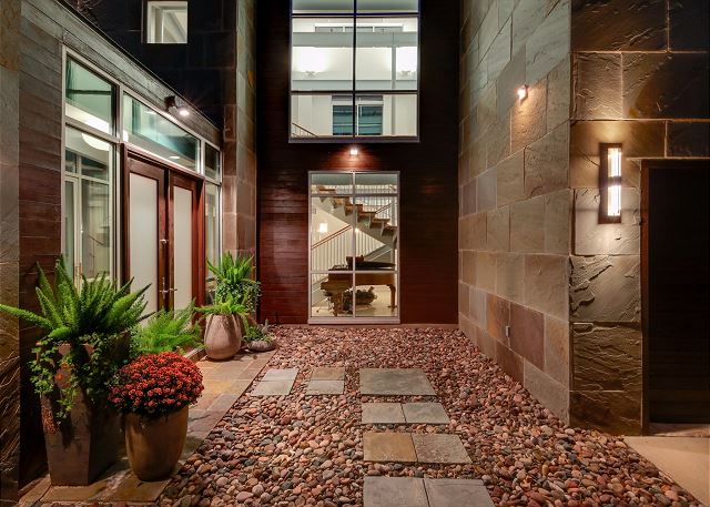 The Front Door of the estate.
