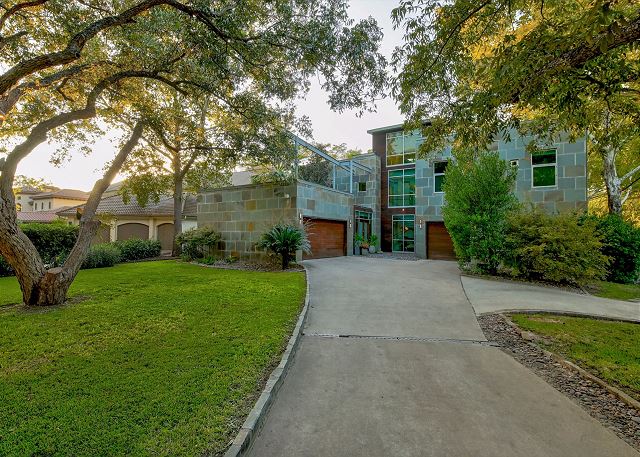 Front driveway leading up to this beautiful estate