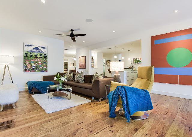 Family Room and Fireplace