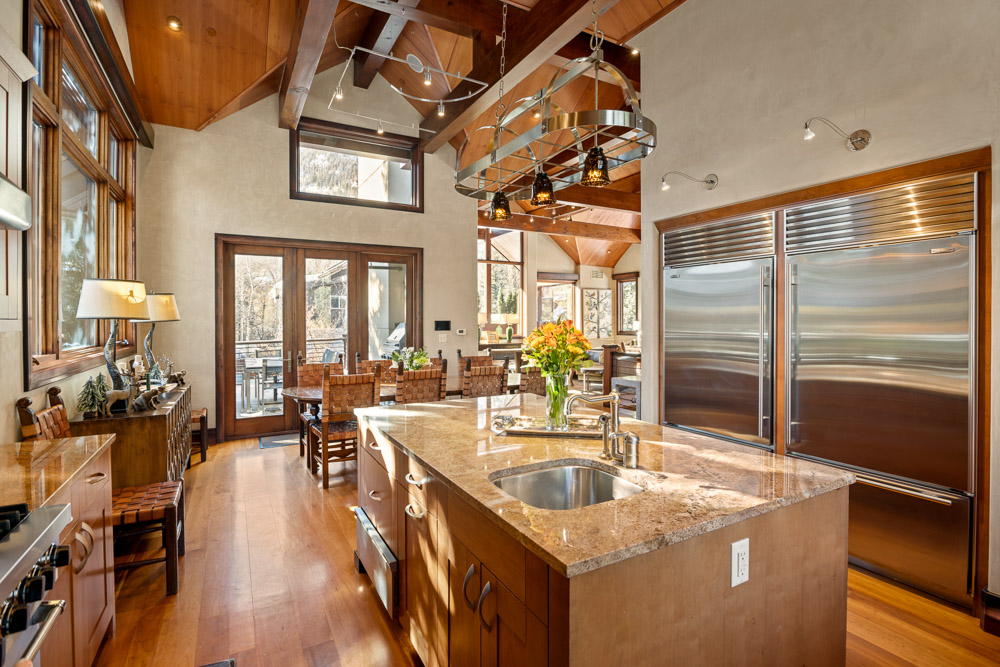 Kitchen and Dining Space. 