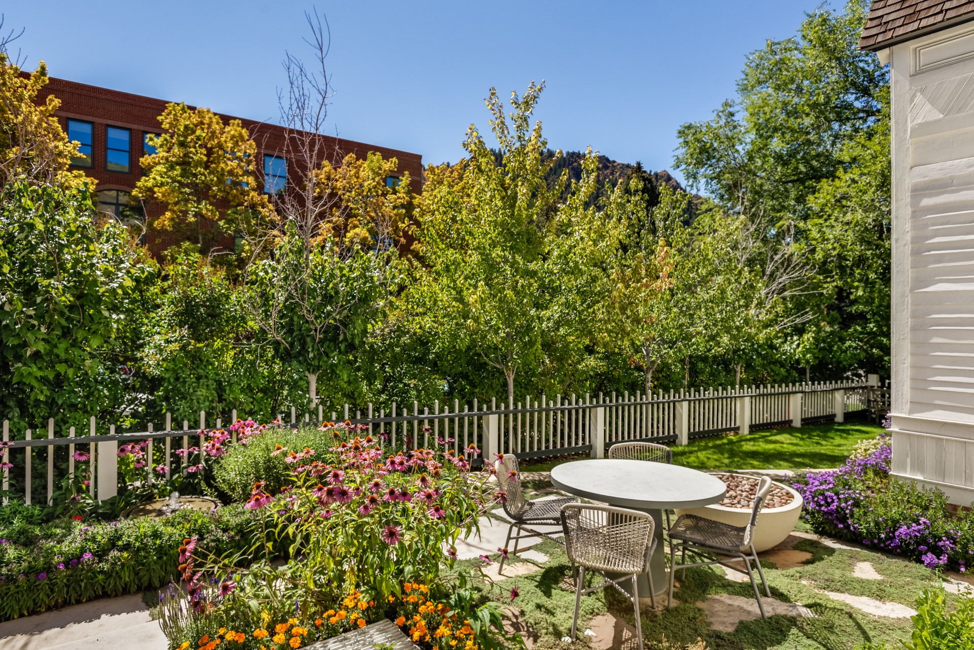 Backyard Seating. 