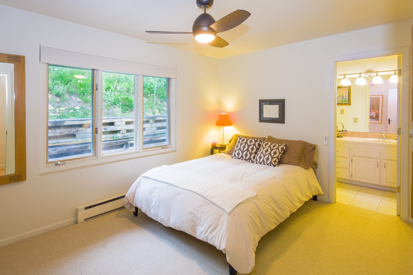 Guest Bedroom and bathroom. 