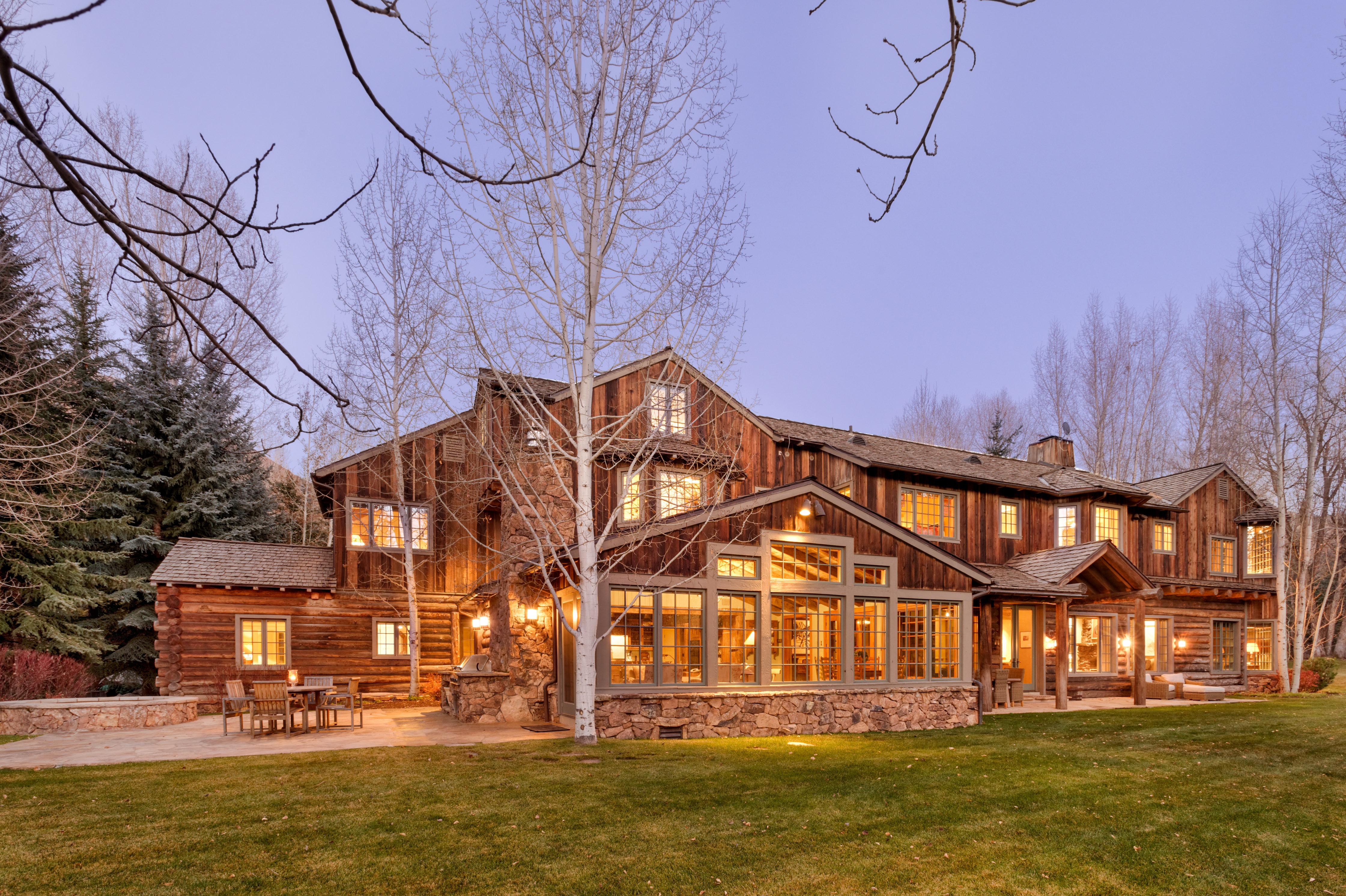 Exclusive and Private Estate, 6 + bedroom home on the Roaring Fork River