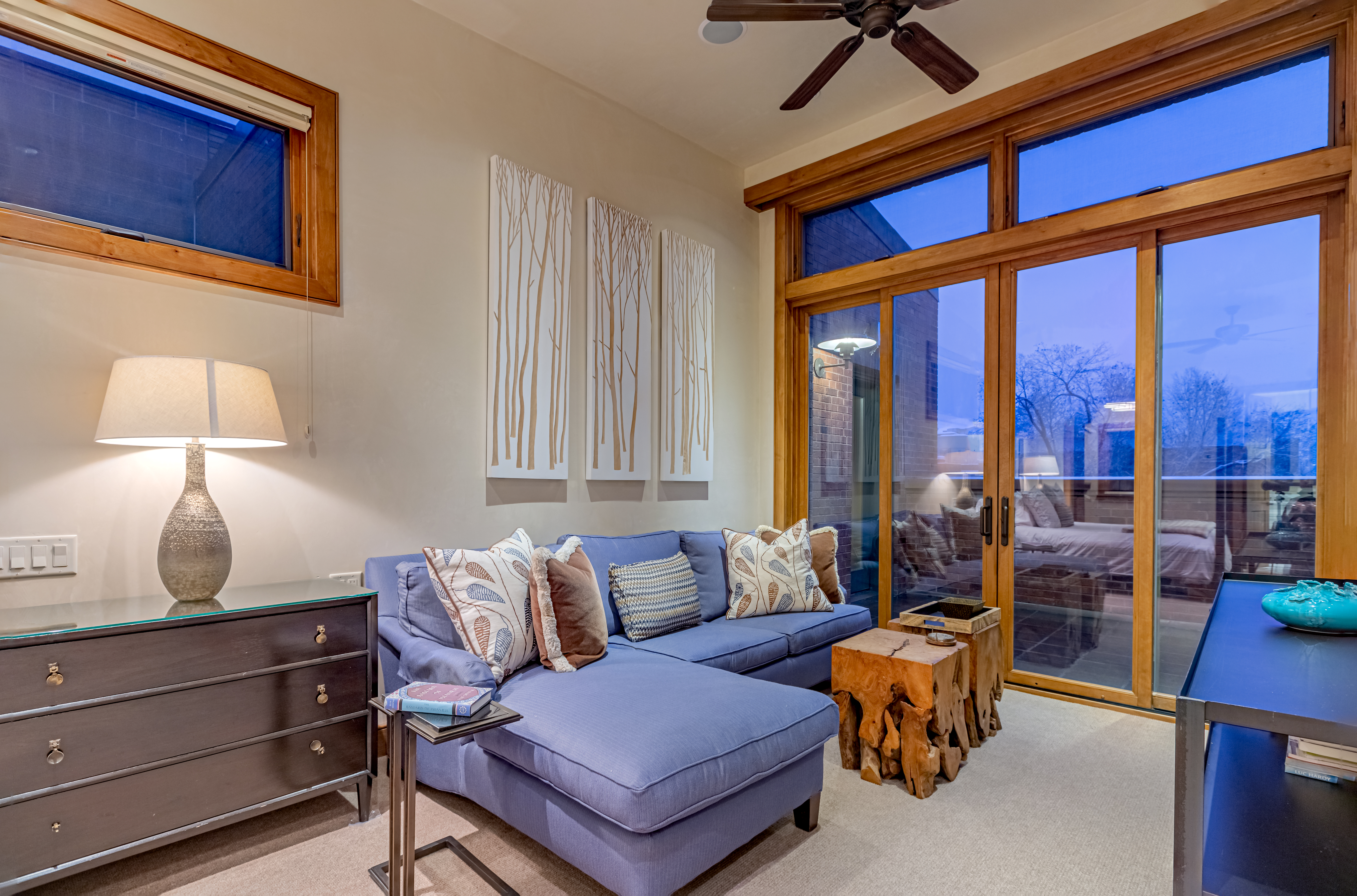 Guest Master Suite Seating Area with views. 
