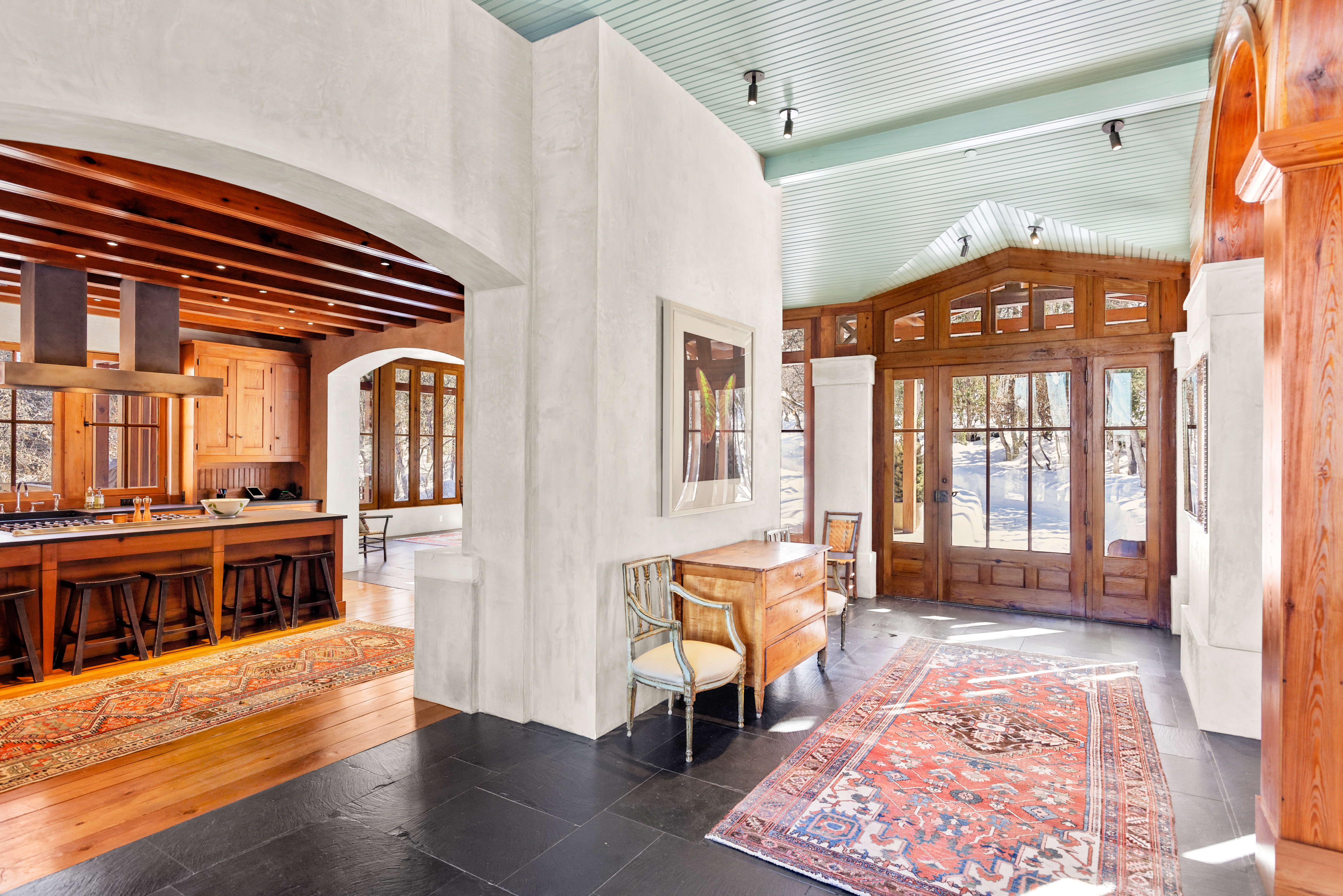 Entryway into main level of home. 