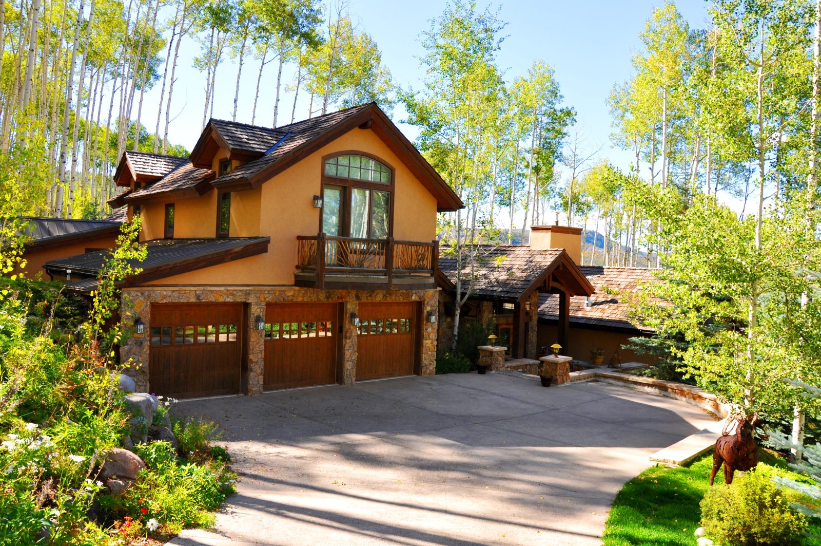 Ski to the Two Creeks Base Area via the Poma lift from the luxury 5BR home