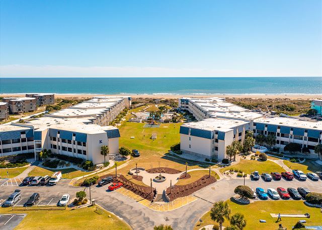 A Place at the Beach complex-a gated oceanfront condo community with the BEST outdoor pool and waterslide in Atlantic Beach! Plus an indoor pool for rainy day fun. 