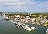 Aerial view of downtown historic Beaufort