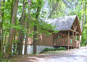 Cottage In The Pines #297 2 Bedroom Pet Friendly Cabin between Gatlinburg and Pigeon Forge with Hot Tub
