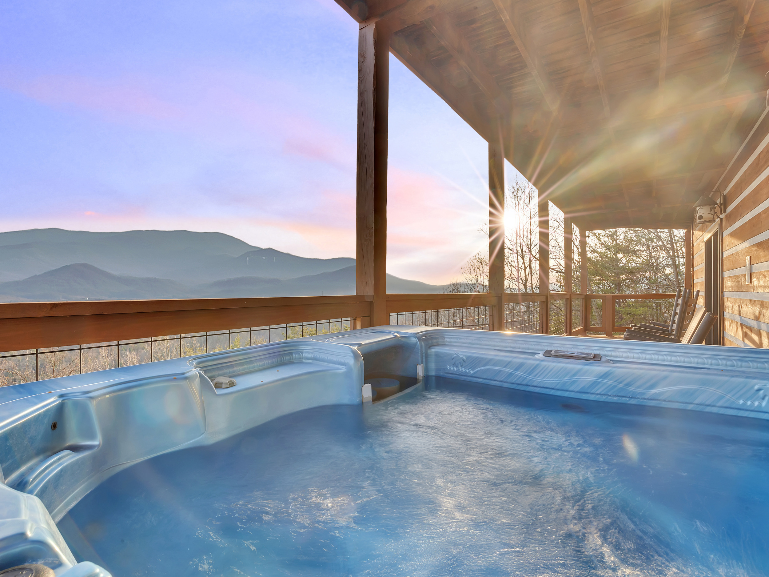 Smoky View with a Twist #2030 Twist & Shout - 5 BR Cabin with Game Room & Mountain Views!
