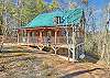 Above The Falls #144 Completely Private Pool table Cabin Behind Dollywood in Creek Waterfall Area