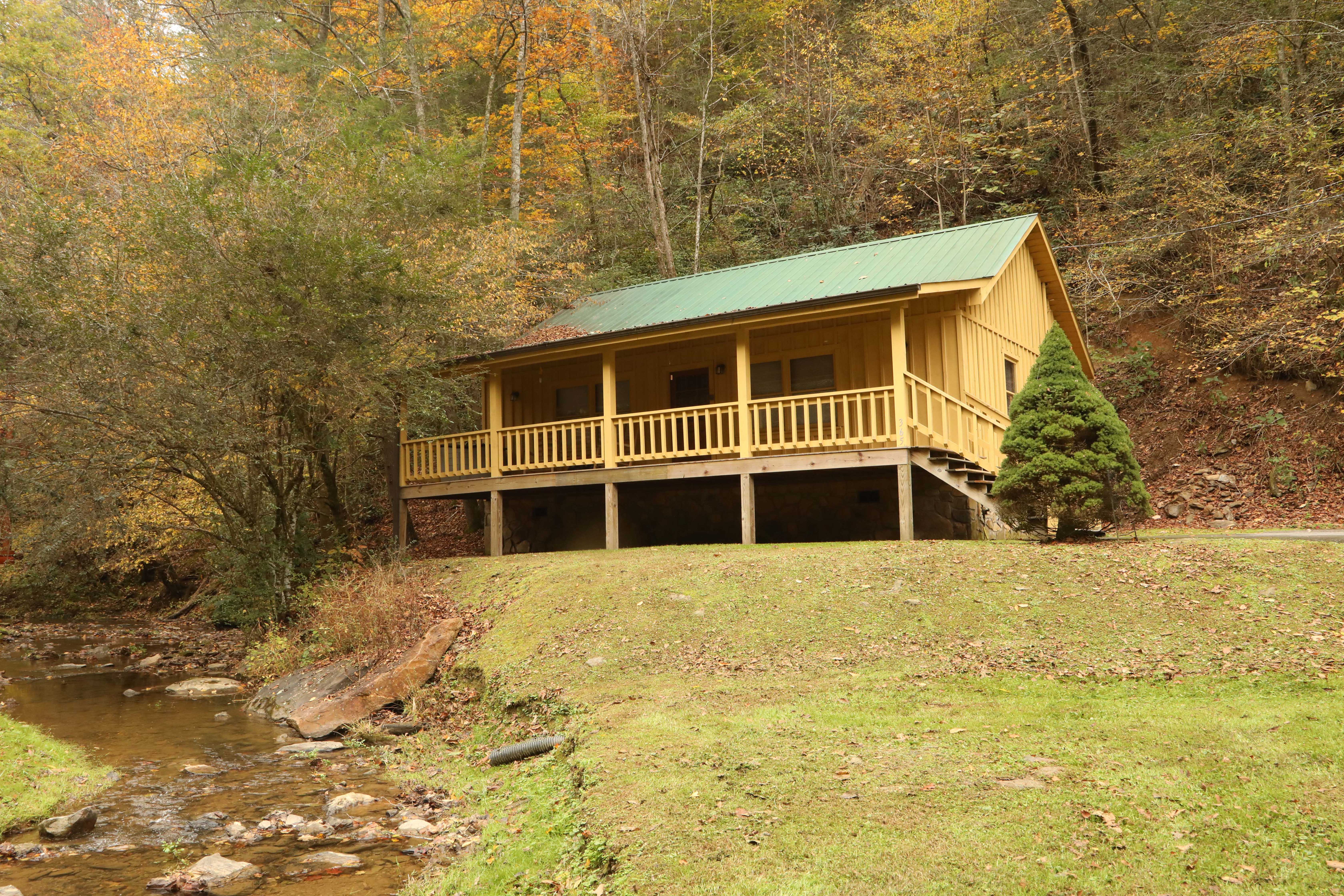 Sevierville Cabin Rental Creekside Tranquility 365 1 Bedroom