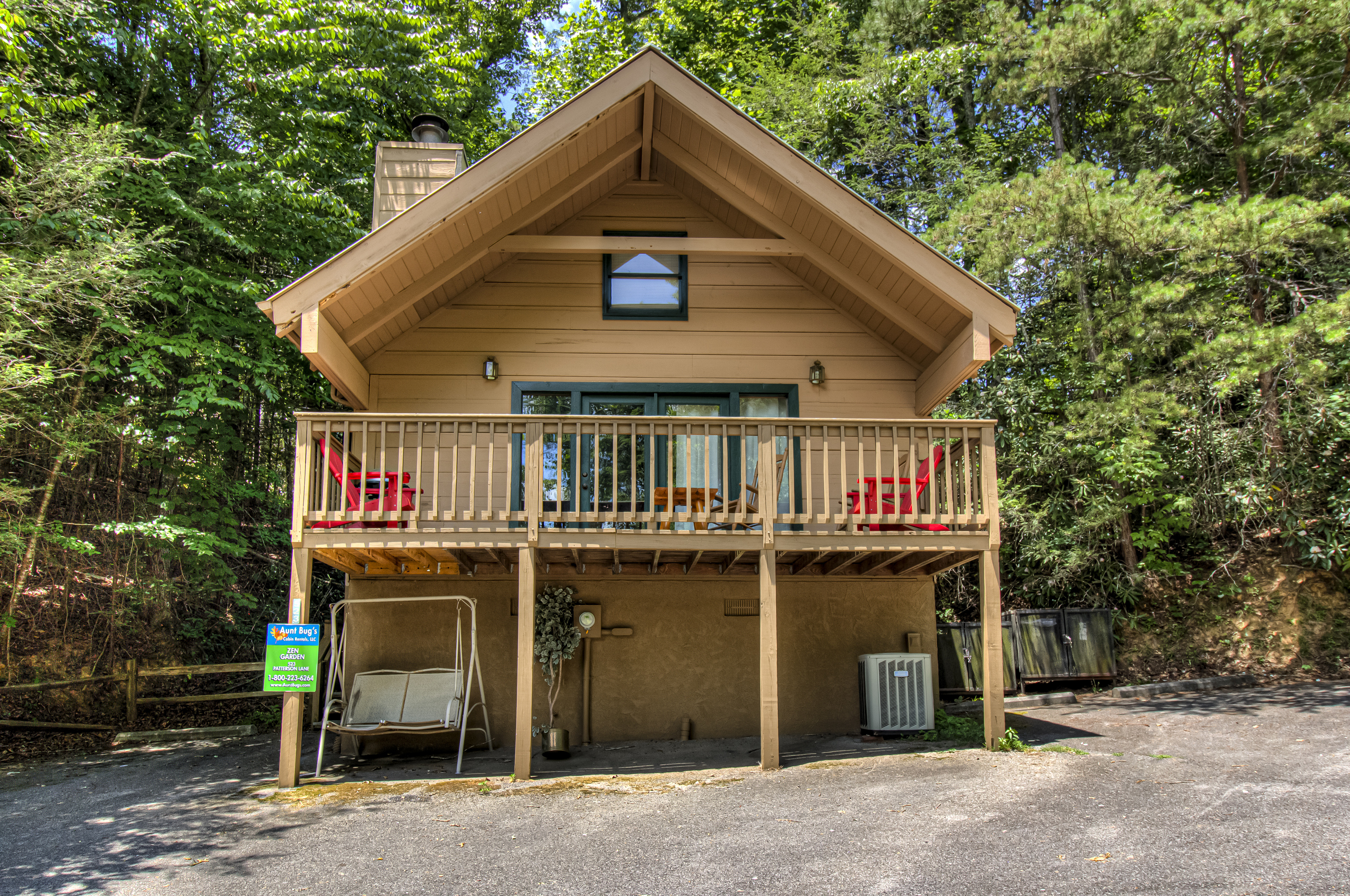 full front view of the house 