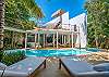 Exterior pool area