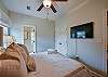 All three bedrooms have a smart TV in the room.