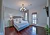 The third bedroom has a king bed and attached bathroom.
