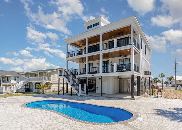 New! Inlet Pearl: Inlet Front, Private Pool & Private Dock