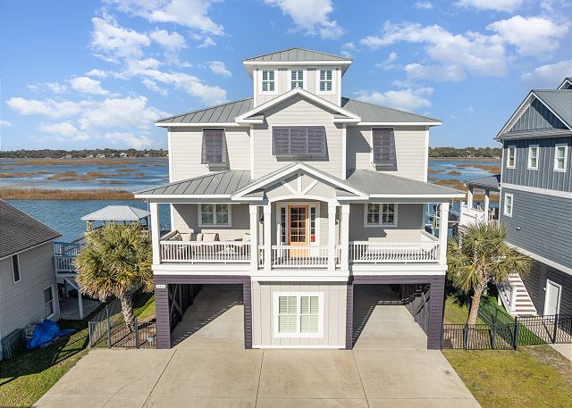 NEW! Pelican Point: Inlet-Front & Steps to the Beach