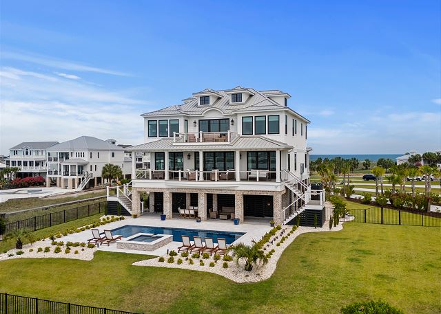 NEW! Our Point Of View: Luxury Oceanfront w/ Pool, Spa & Dock