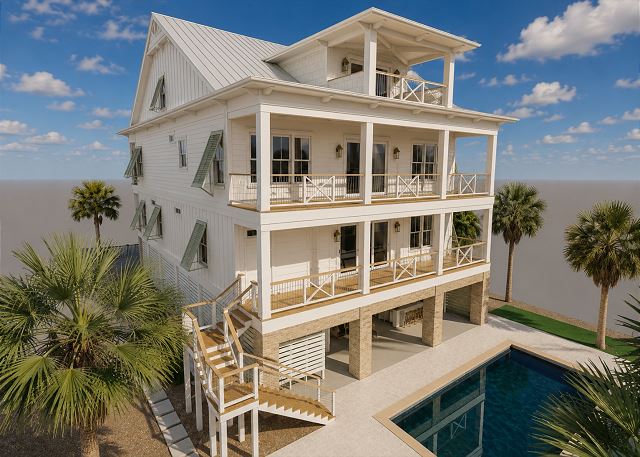 Second To None: Brand-New Luxury Retreat with Ocean Views, Pool & Hot Tub