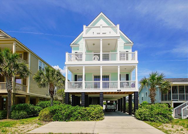 Peachy Keen: Private Pool, Ocean Views & Steps from the Sand