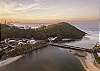 Drone view across Tally Creek to Burleigh Heads and Surfers Paradise.