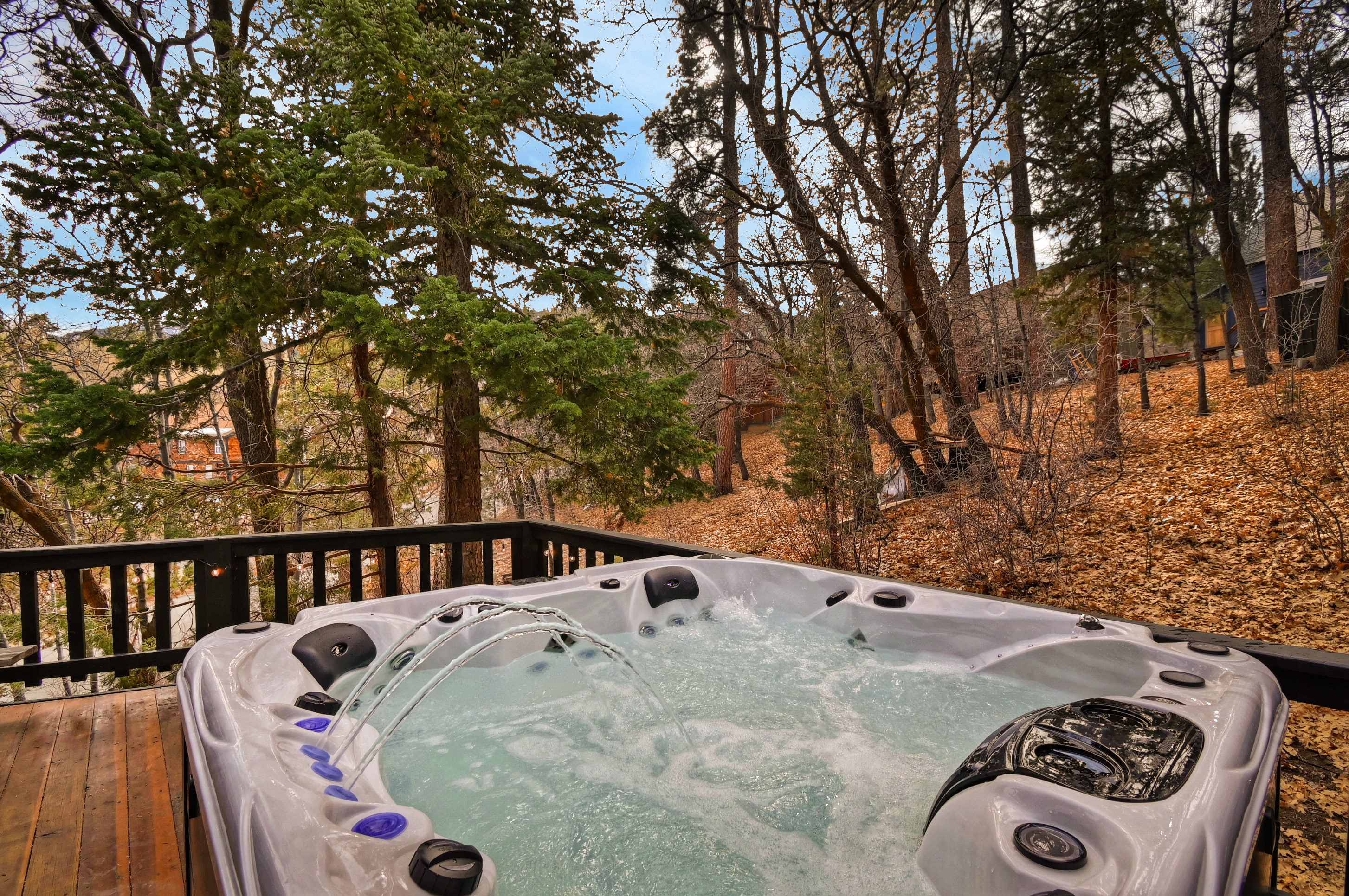 Private Hot Tub on back patio