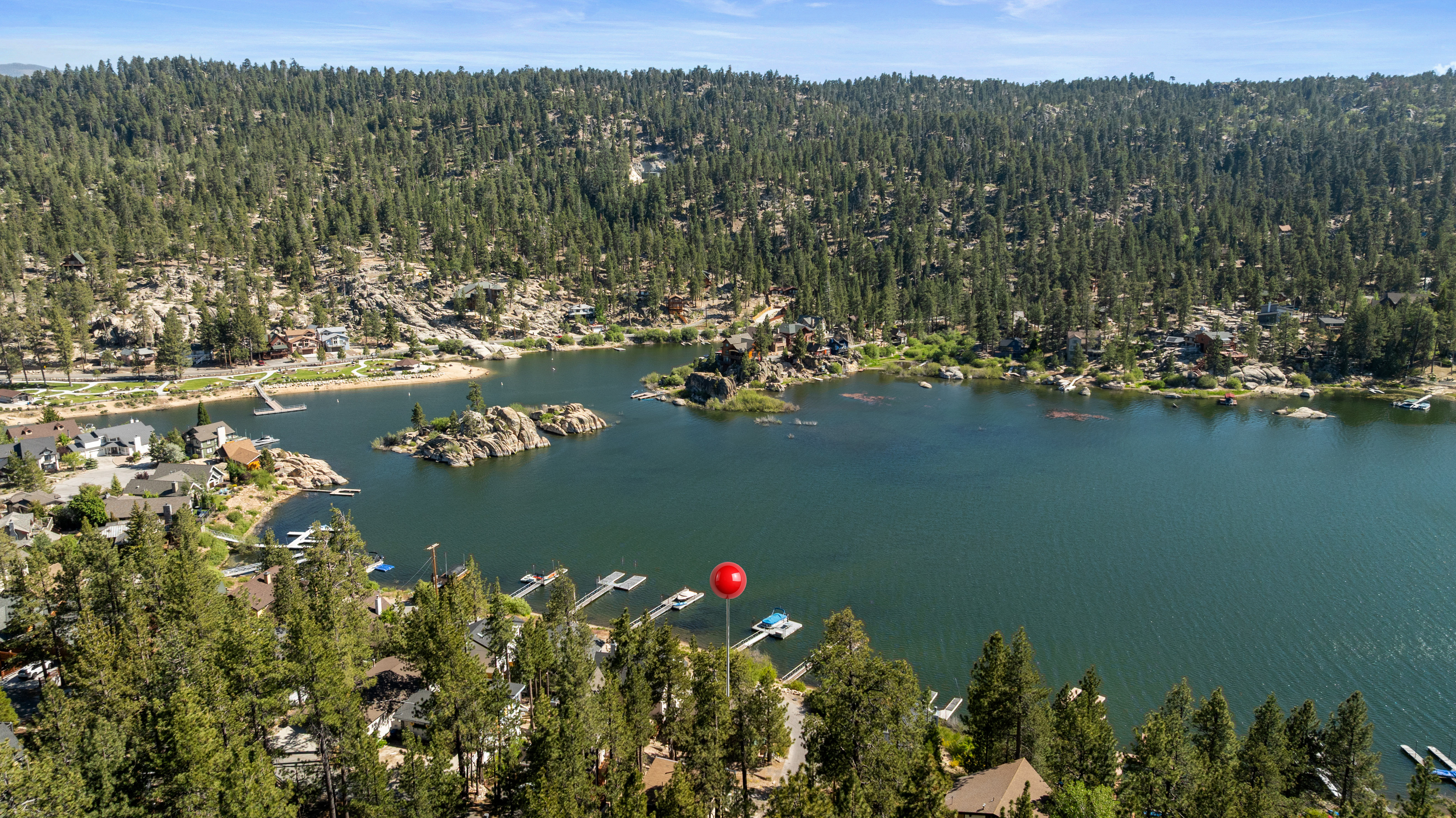 Lakefront Home in boulder bay with deep water