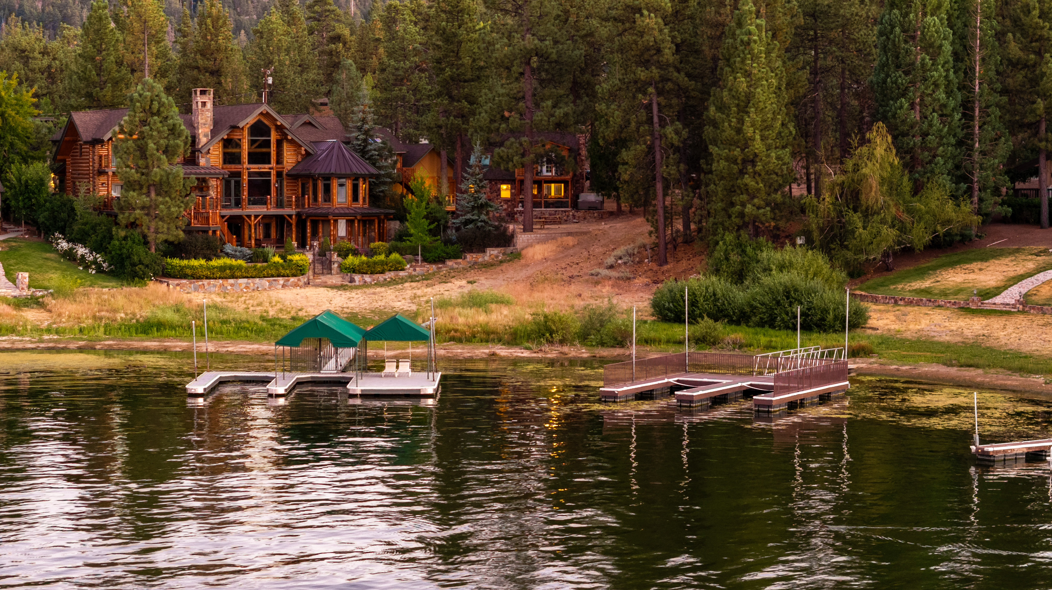 Arial View from Lake