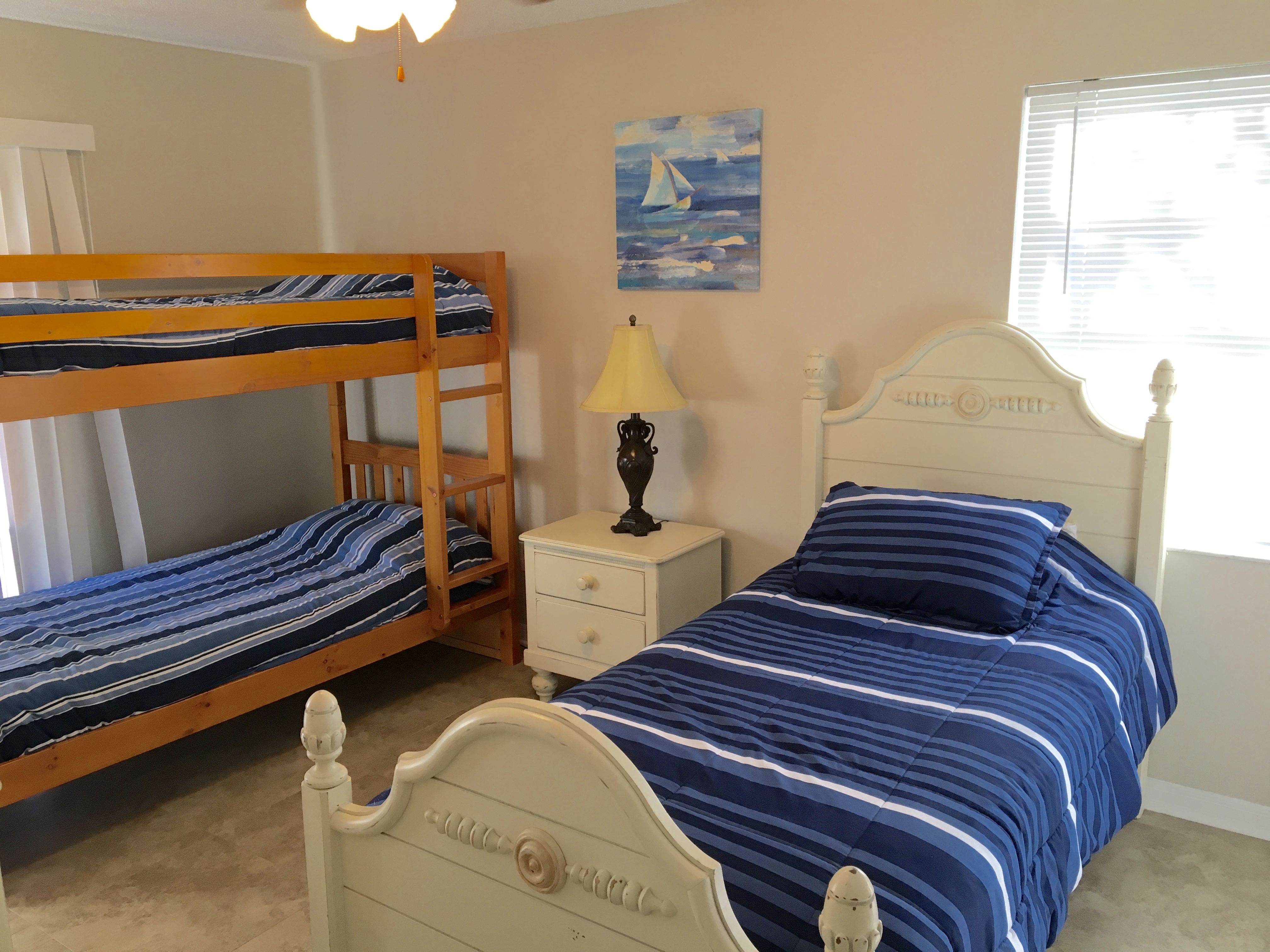 Kids room with bunk beds and twin Kids room with bunk beds and twin