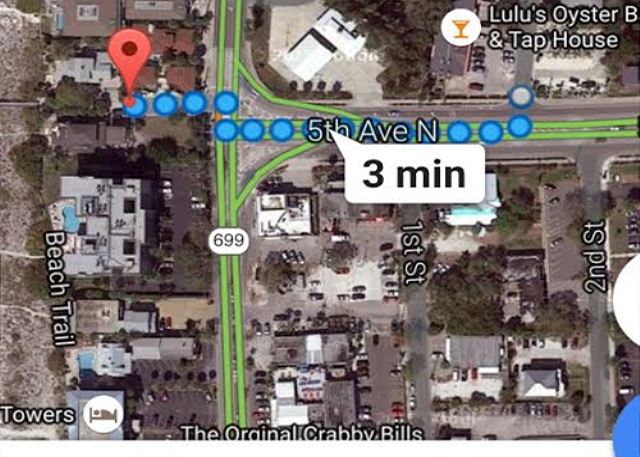 Three min walk to the beach Three min walk to the beach