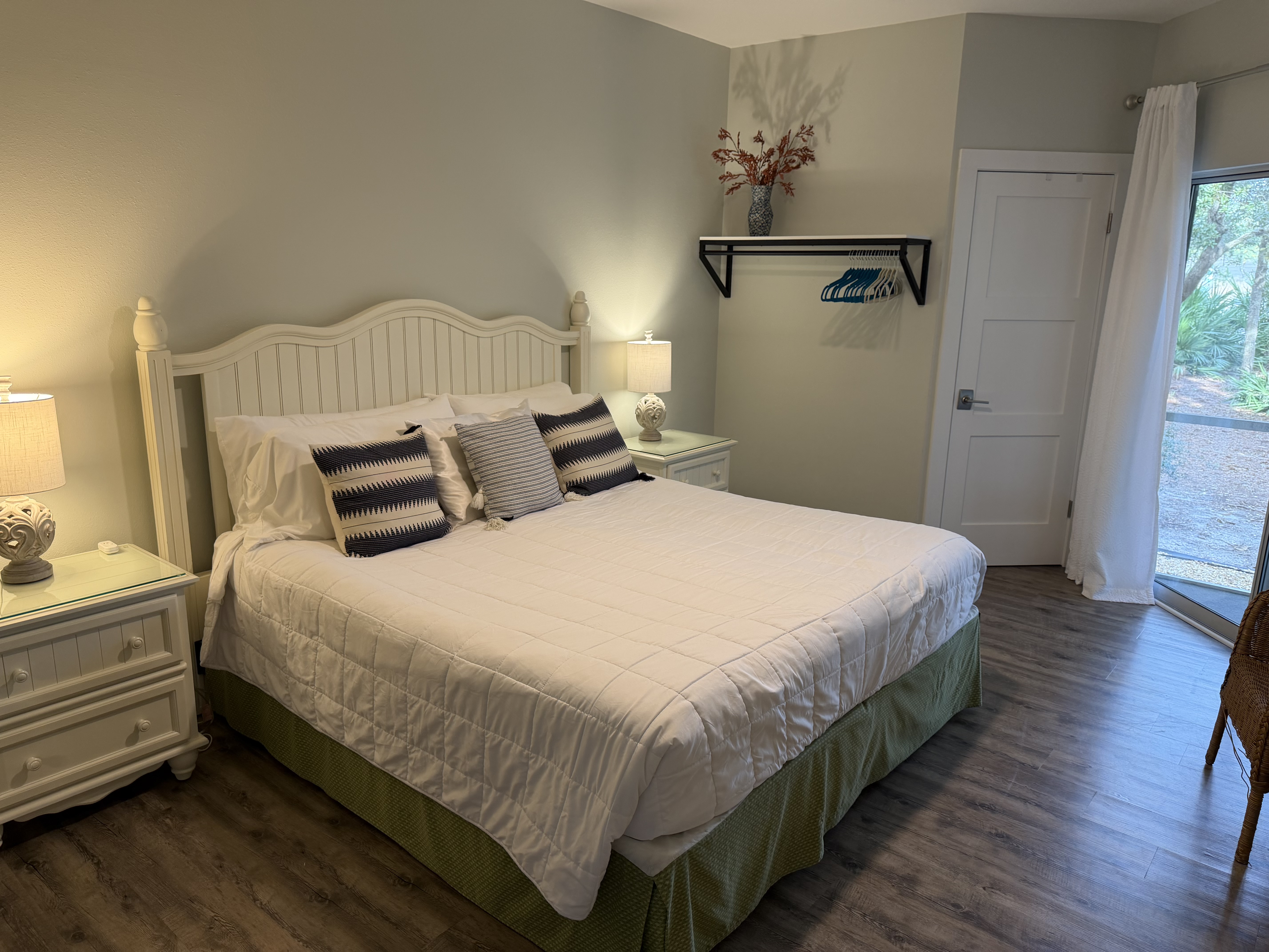 New Closet hanging rack in Master bedroom