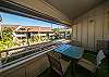 Large lanai and dining area