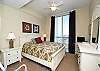 Guest queen with bath and views of the Bay on the first floor
