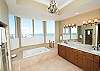Master salon bath with separate shower, bidet, jacuzzi