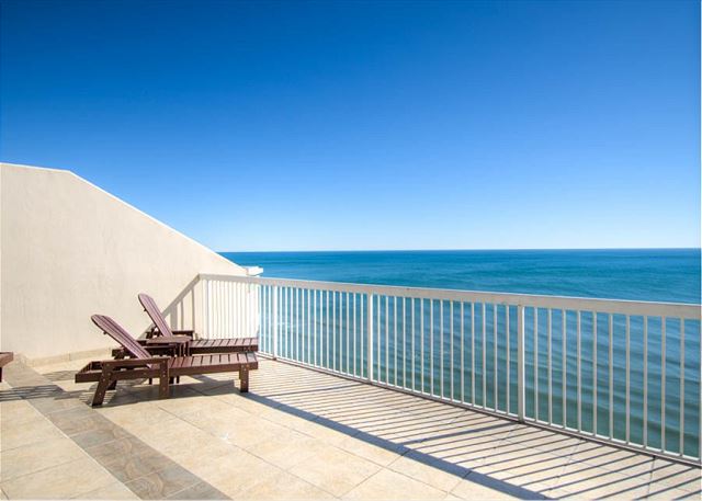 Enjoy miles and miles of coastline views from the Penthouse balcony
