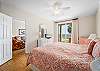 Master Bedroom with View of the Patio and Pool Area