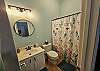 Full bath with Queen bedroom